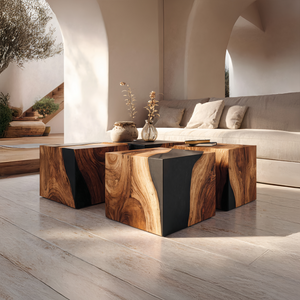 Handcrafted Low Coffee Table For Contemporary Interiors