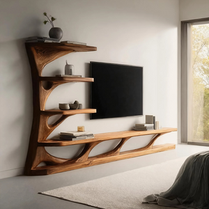 Modern TV Console With Branch Design For Living Room