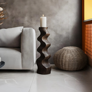 Handcrafted Candle Stand For Furniture Accent Display