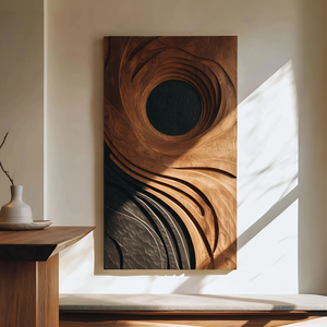 Mid Century Abstract 3D Wall Art For Lounge Decor