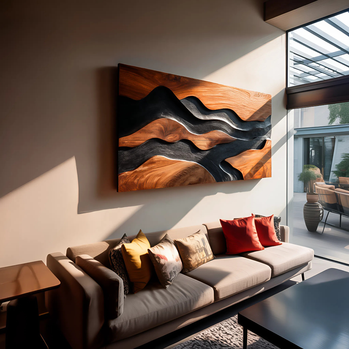 Unique Carved Wall Art For Living Room Decor