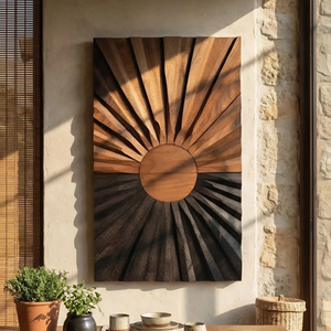 Modern Sculptural Wall Sculpture For Entryway Accent