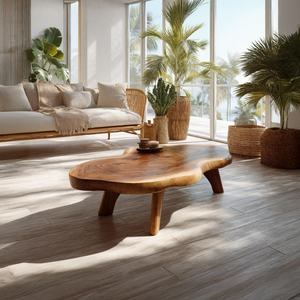 Farmhouse Solid Wood Coffee Table For Living Room Furniture