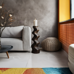 Handcrafted Candle Stand For Furniture Accent Display