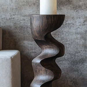 Rustic Candle Stick For Bedroom Cozy Ambience Styling