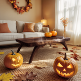 Handcrafted Wooden Live Edge Coffee Table Livingroom Decor Ghost Vibes