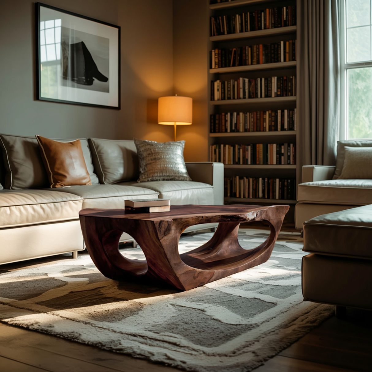 Contemporary Sculpture Coffee Table For Modern Home
