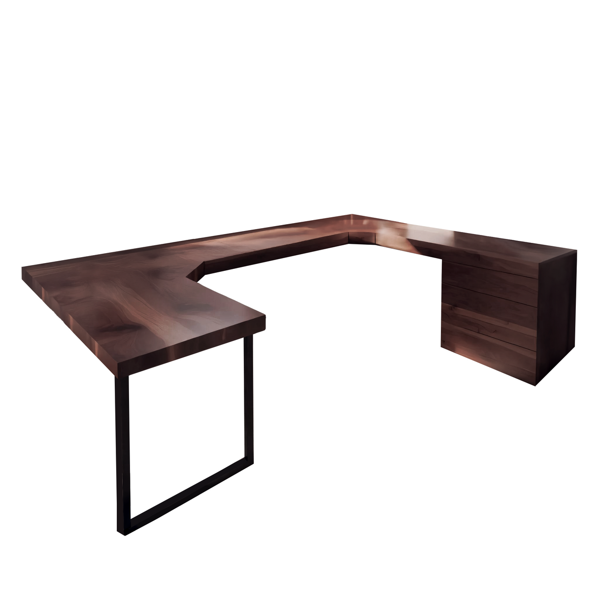 Modern U Shaped Desk For Home Office Use