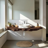 Handcrafted Wooden Vanity For Natural Bathroom Style