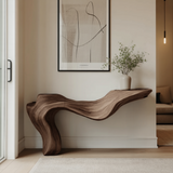 Rustic Live Edge Console Table for Entryway Design Ideas