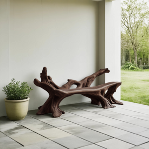 Handcrafted Wooden Bench Outdoor Seating For Durable Patios