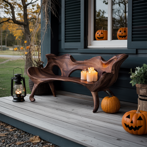 Farmhouse Wooden Bench For Living Room Rustic Furniture Decor
