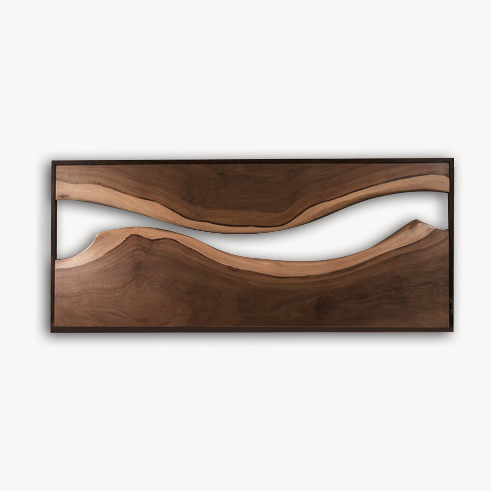 Artistic Live Edge Headboard For Bedroom Centerpiece