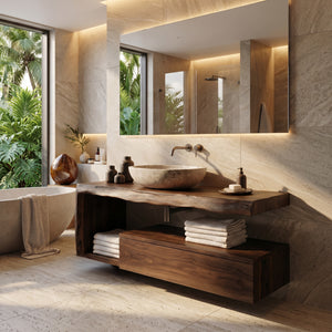 Modern Floating Bathroom Vanity For Spa