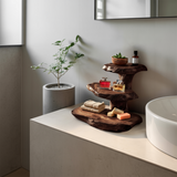 Rustic Bathroom Shelf Nature Inspired For Bathroom
