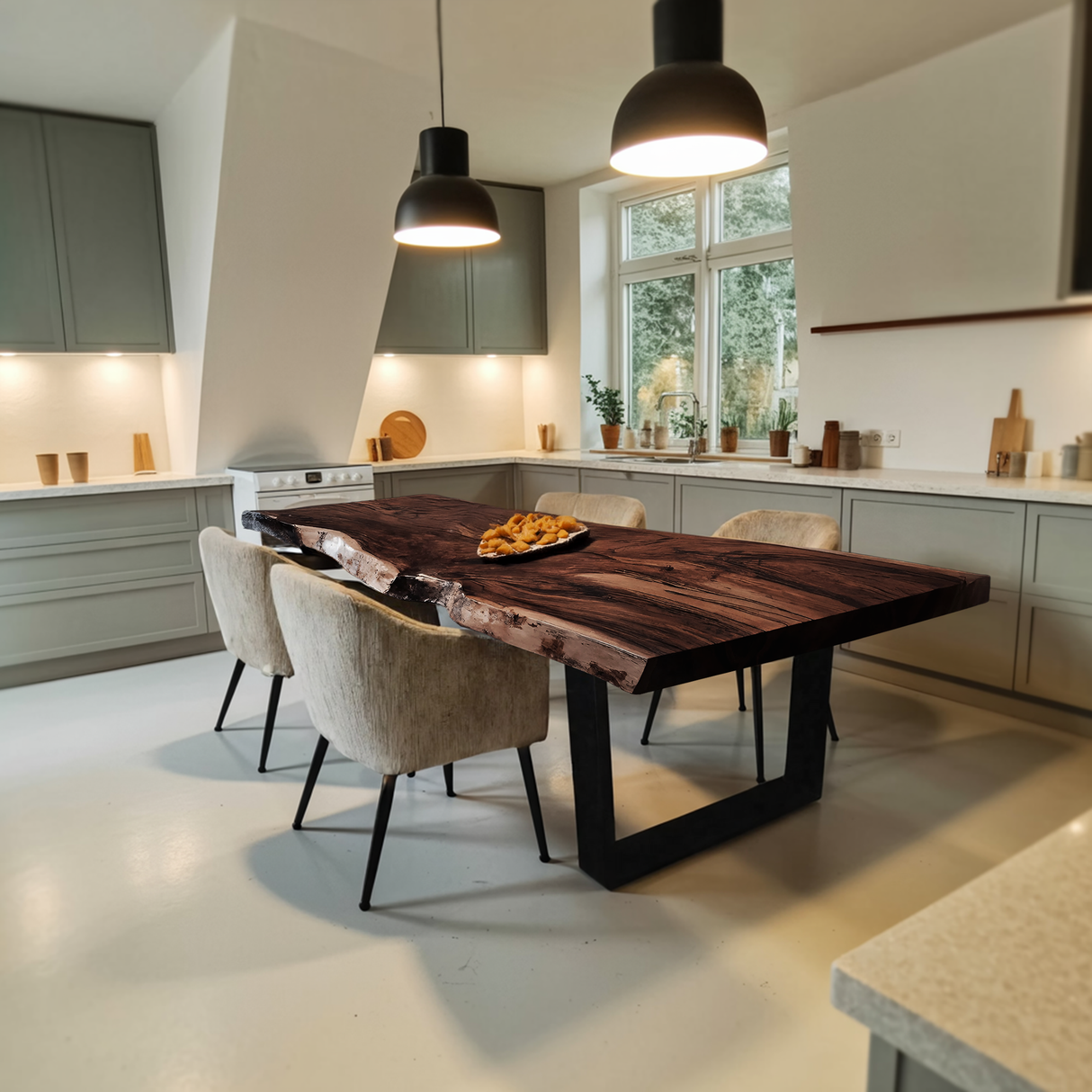 Dining Room Handcrafted Solid Wood Dining Table Artisan