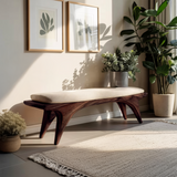 Organic Sculptural Bench For Hallway Furniture