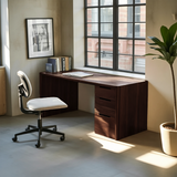 Modern Minimal Desk With Drawers For Home Office