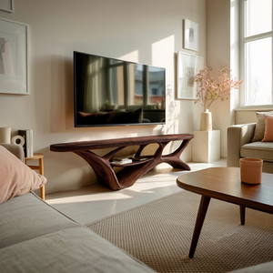 Organic Modern TV Stand For Living Room