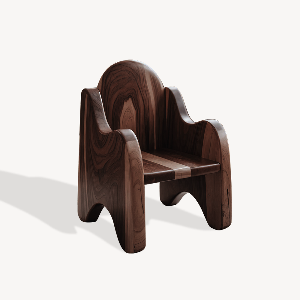 Montessori Wooden Toddler Chair For Playroom Or Minimalist Nursery