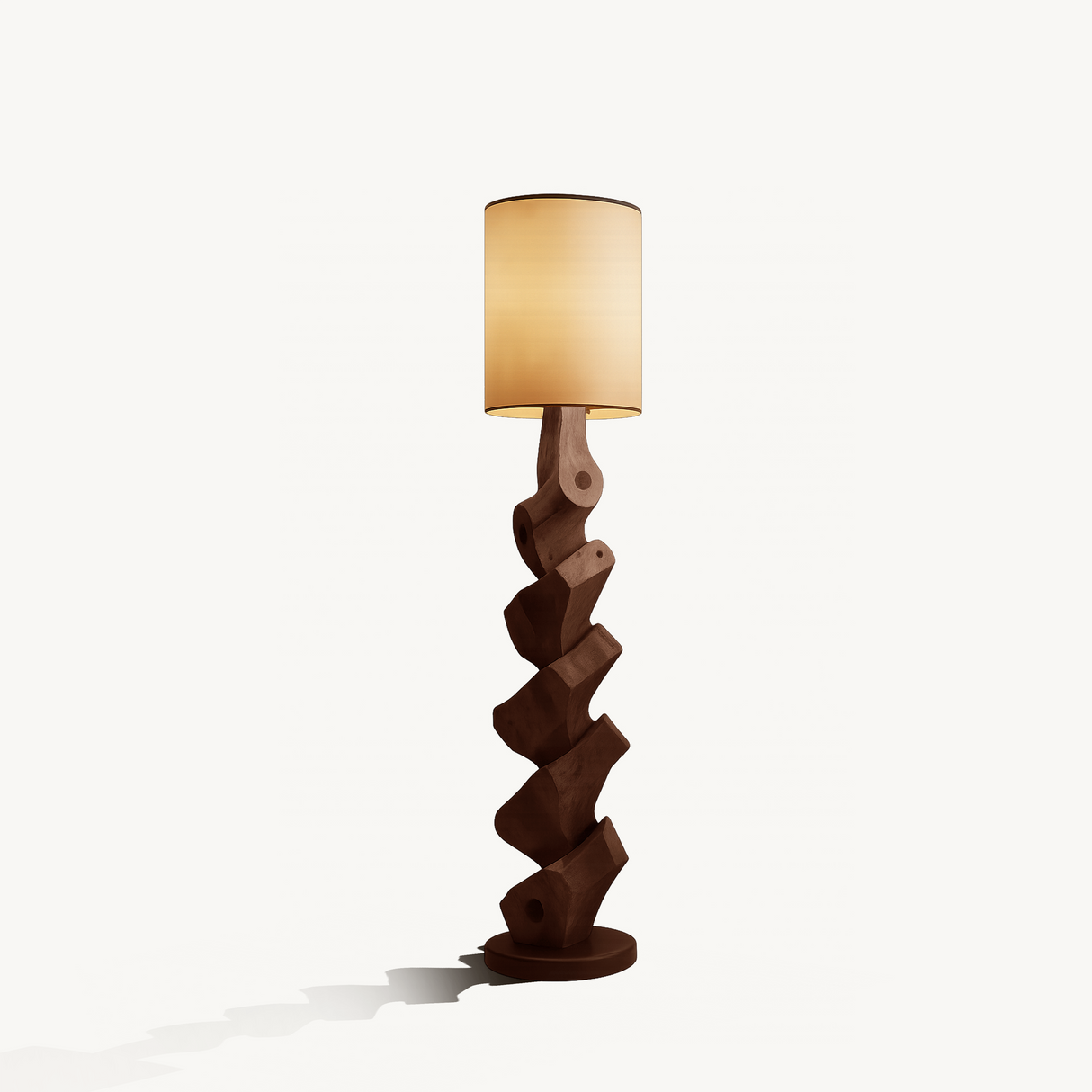 Modern Sculptural Table Lamp Set For Bedroom And Living Room