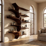 Minimalist Wooden Wall Mounted Shelf For Home Decor