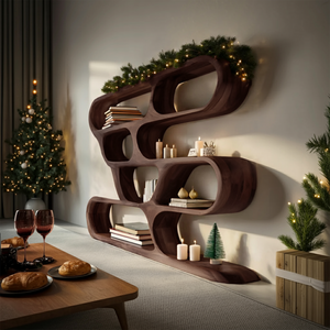 Modern Curved Shelf For Holiday Decoration