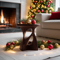 Sculptural Curved Side Table For Holiday Decoration