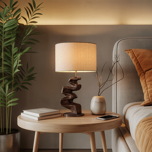 Modern Sculptural Table Lamp For Living Room And Bedroom