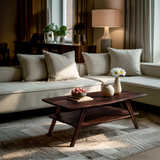 Elegant Rustic Coffee Table With Storage For Living Decor