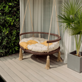 Boho Round Swing Chair For Porch Or Garden