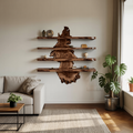 Live Edge Wall Shelf Design For Bedroom Display