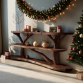 Farmhouse Solid Wood Console Table For Bedroom Decor Christmas Furniture