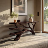 Handcrafted Live Edge Entryway Table For Bedroom Rustic Home Interior