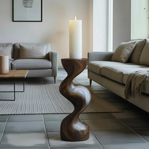 Mid Century Candle Holder For Living Room Modern Decor