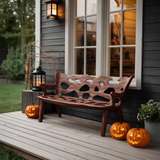 Mid Century Wooden Bench For Living Room Furniture Decor