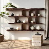 Mid Century Solid Wood Bookshelf For Bedroom Decor