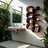 Minimalist Wooden Kitchen Display Shelf For Pantry Organizer