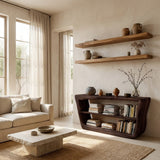 Minimalist Wooden Console Table For Living Room Storage
