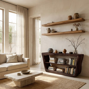 Minimalist Wooden Console Table For Living Room Storage