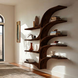 Farmhouse Style Wooden Wall Shelf For Living Room Decor