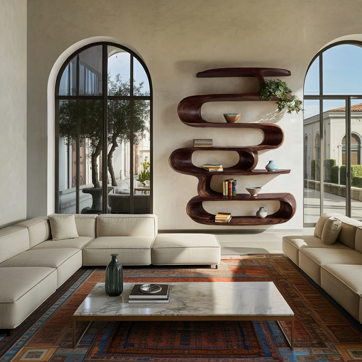 Elegant Wall-Mounted Shelf For Modern Home Decor