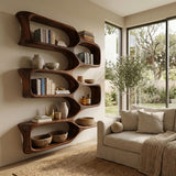 Modern Wooden Wall Shelf For Cozy Living Room Decor