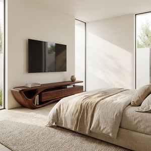 Contemporary Wooden TV Cabinet For Living Room Area