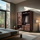 Modern Wardrobe With Drawers For Bedroom