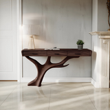 Mid Century Solid Wood Dressing Table For Living Room