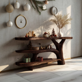 Handcrafted Solid Wood Console Table For Xmas Furniture Entryway Design