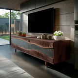 Modern Wooden Media Cabinet For Minimalist Home