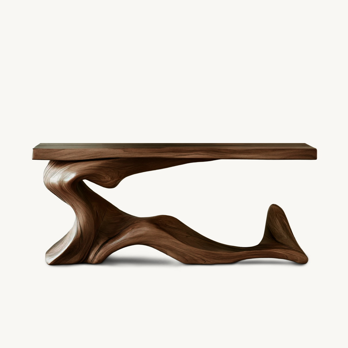 Rustic Live Edge Desk Entryway Design