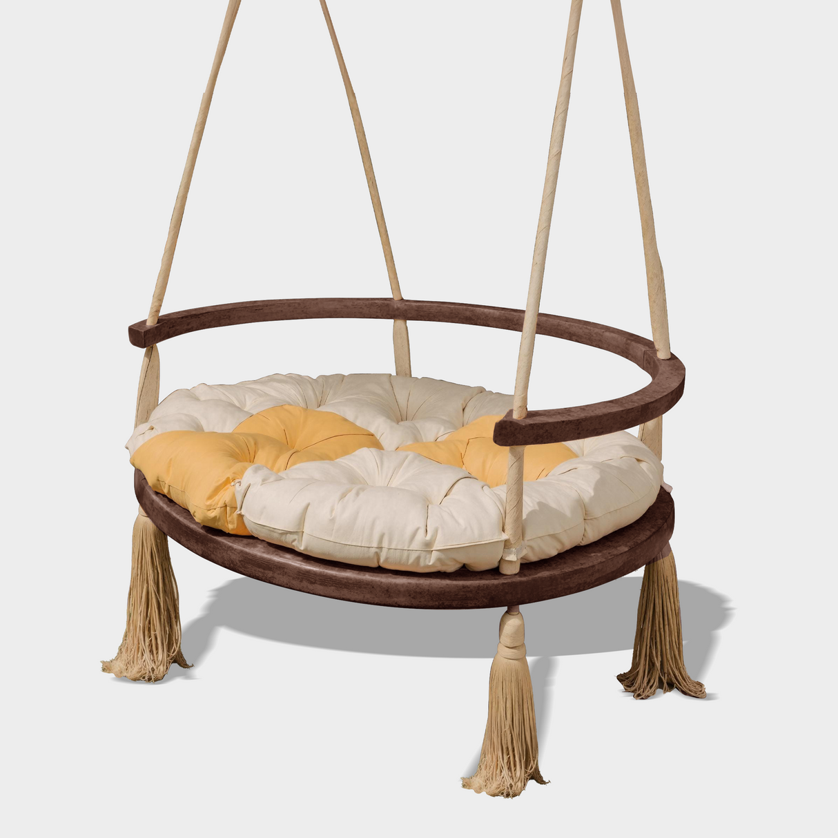 Boho Round Swing Chair For Porch Or Garden